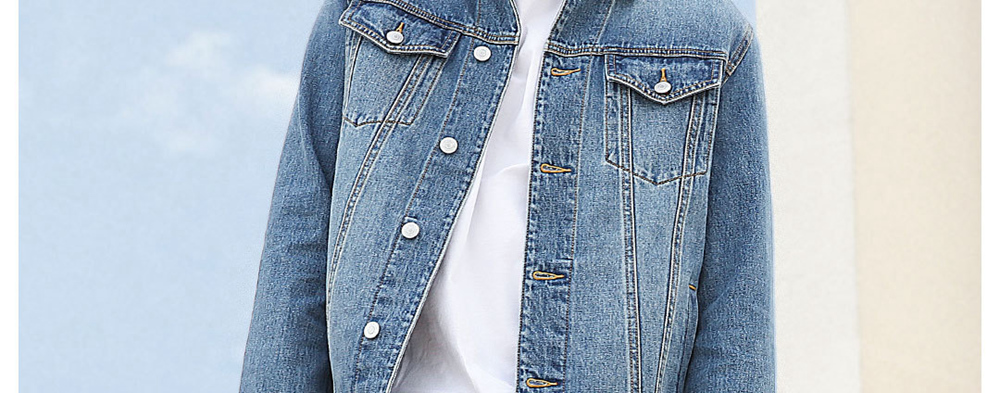 Xiaomi COTTONSMITH Simple Fashion Lapel Cotton Denim Jacket Size M
