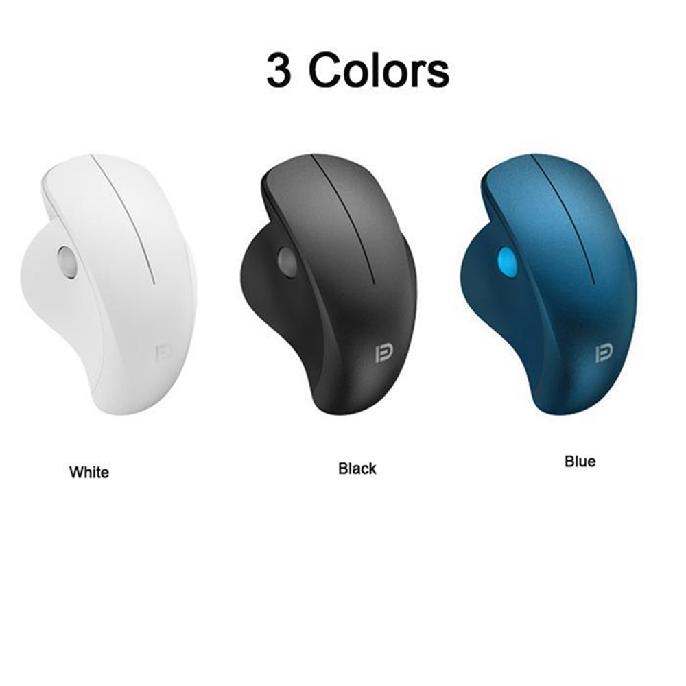 FD I930 Wireless Mouse Side Roller 3 Buttons 1600 DPI Ergonomic Ambidextrous - Blue