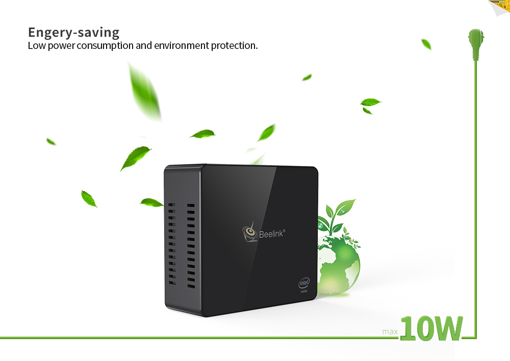 Beelink Gemini X55 Ultimate Licensed Windows 10 Intel Gemini Lake J5005 8GB/128GB Mini PC Intel® UHD Graphics 605 2.4G/5G MIMO WIFI Gigabit LAN HDMI*2 USB3.0*4 mSATA PCIE
