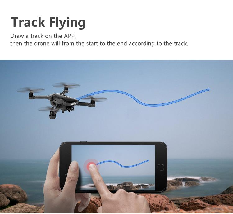 AOSENMA CG033 5G 1080P FHD WIFI FPV RC Drone Servo Gimbal Foldable Brushless with GPS Follow Me Mode RTF - Blue