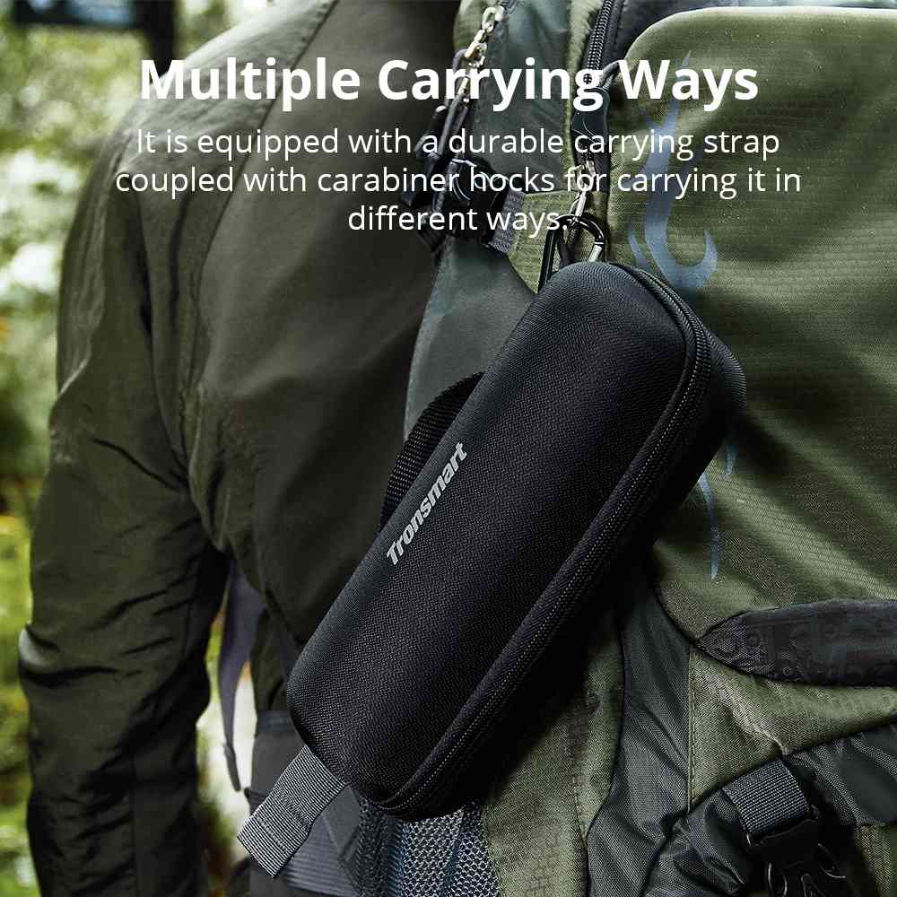 Carrying Case for Tronsmart Element T6 Bluetooth Speaker - Black