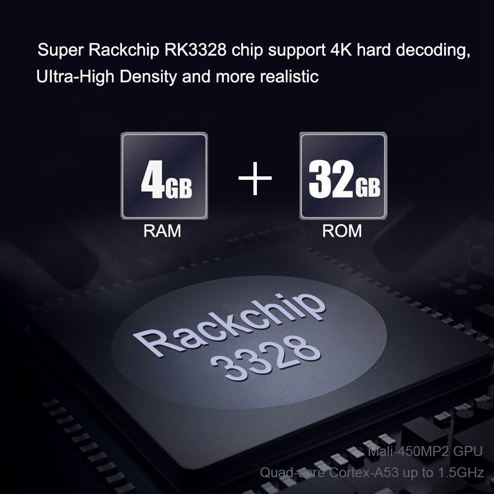 Bundle A5X MAX Android 9.0 4GB/32GB RK3328 4K TV BOX + Rii i8+ 2.4G Wireless Israel Hebrew Language Keyboard White