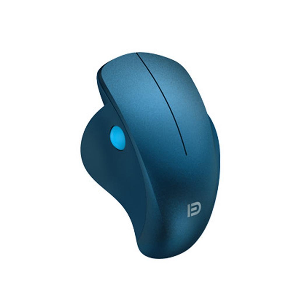 FD I930 Wireless Mouse Side Roller 3 Buttons 1600 DPI Ergonomic Ambidextrous - Blue