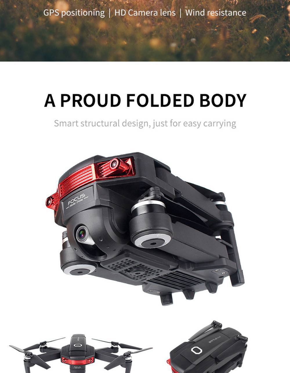 X46G 4K 5G WIFI FPV GPS Brushless Foldable RC Drone Adjustable Wide-angle Camera Optical Flow Positioning RTF - Black