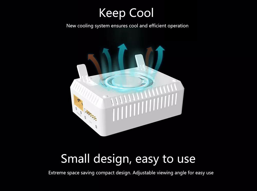 ToolkitRC M6 150W 10A 2-6s Lipo Battery LCD Screen Multi-function Micro Smart DC Balance Charger Discharger - White