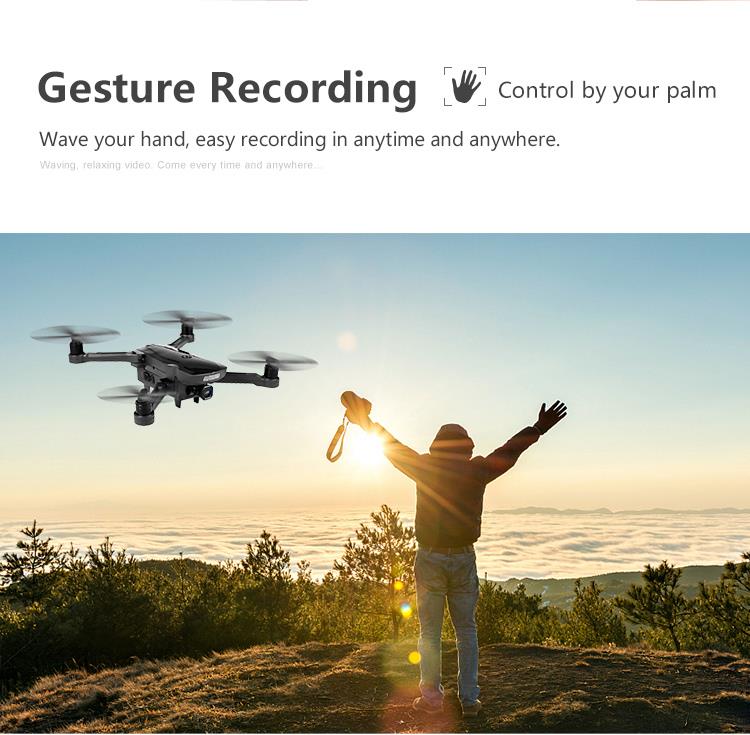 AOSENMA CG033 5G 1080P FHD WIFI FPV RC Drone Servo Gimbal Foldable Brushless with GPS Follow Me Mode RTF - Blue