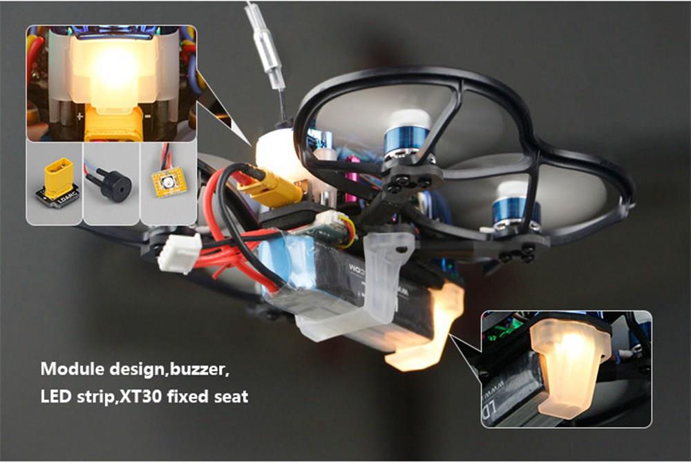 LDARC 130GTI FPV 3Inch 4S FPV Racing Drone With F411 OSD 20A 48CH 200mW VTX C1200 1200TVL Camera PNP
