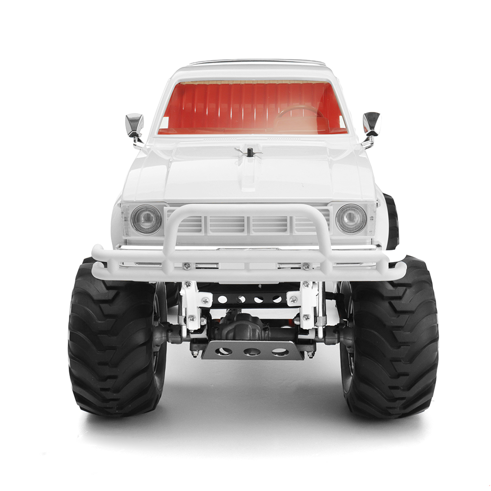 HG P407 2.4G 1:10 4WD Brushed Off-road RC Climbing Car for TOYATO Pickup Truck RTR - White