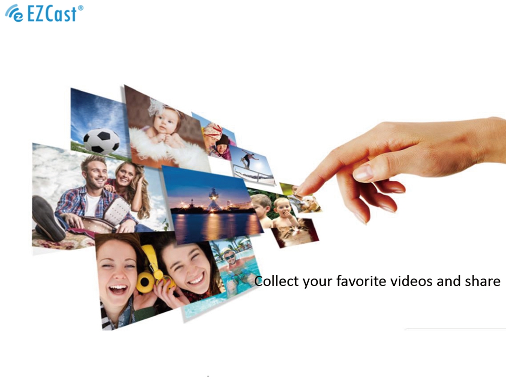 Ezcast Beam Mini Projector J2 Built-In Battery Support iOS/Android Device Ezcast/Ezwire