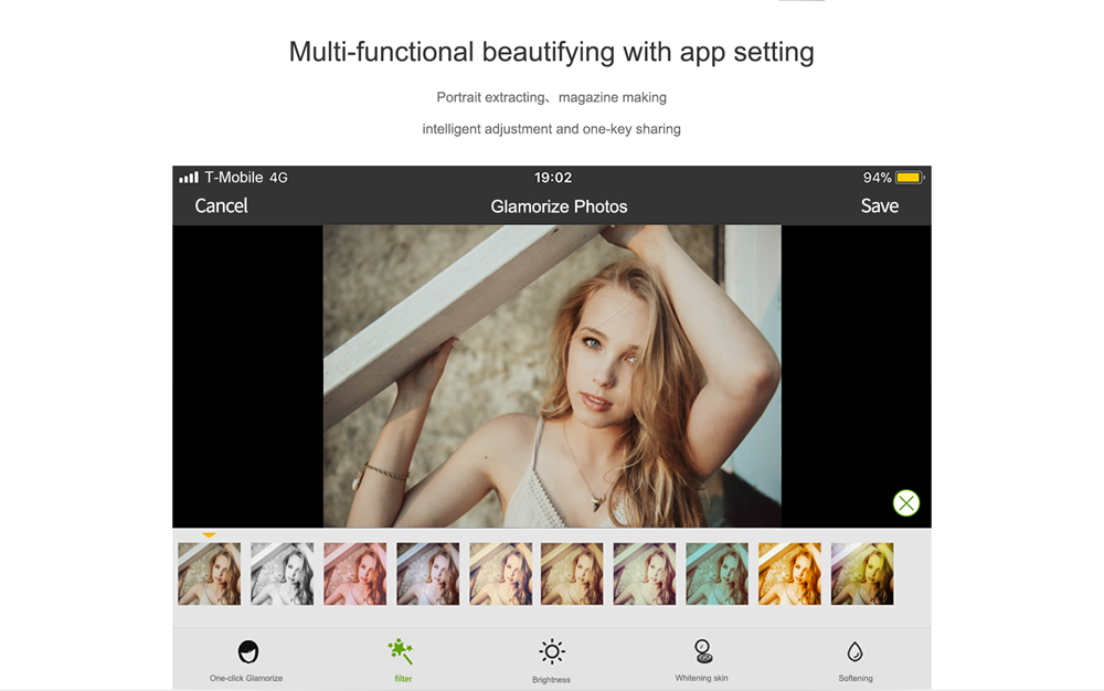 FUNSNAP Capture 3-Axis Brushless Handheld Gimbal Stabilizer for Smartphone