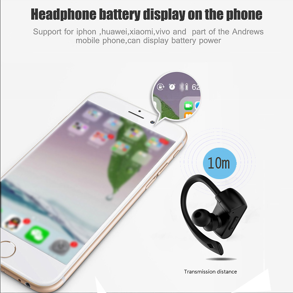 Binai T88 Wireless Bluetooth Stereo Dual Headphones with Mic DSP Noise Reduction - Black + Silver