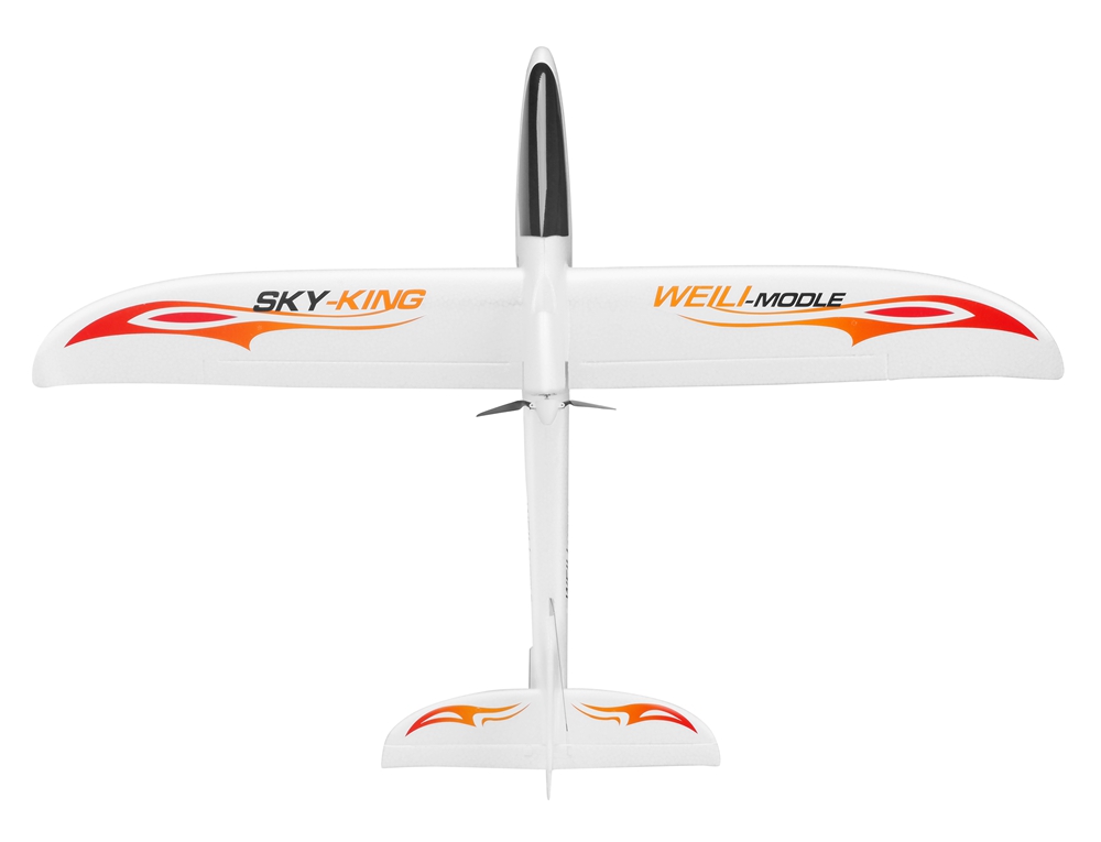 Wltoys F959 SKY-King 2.4G 3CH 750mm Wingspan EPO Push-back Sailplanes RC Airplane RTF - Blue