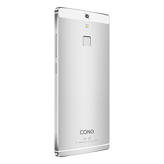 Qingcong Metal 4G LTE 5.5inch FHD Android 5.1 3GB 16GB Smartphone 64bit MTK6753 Octa Core Fingerprint Scanner - Silver