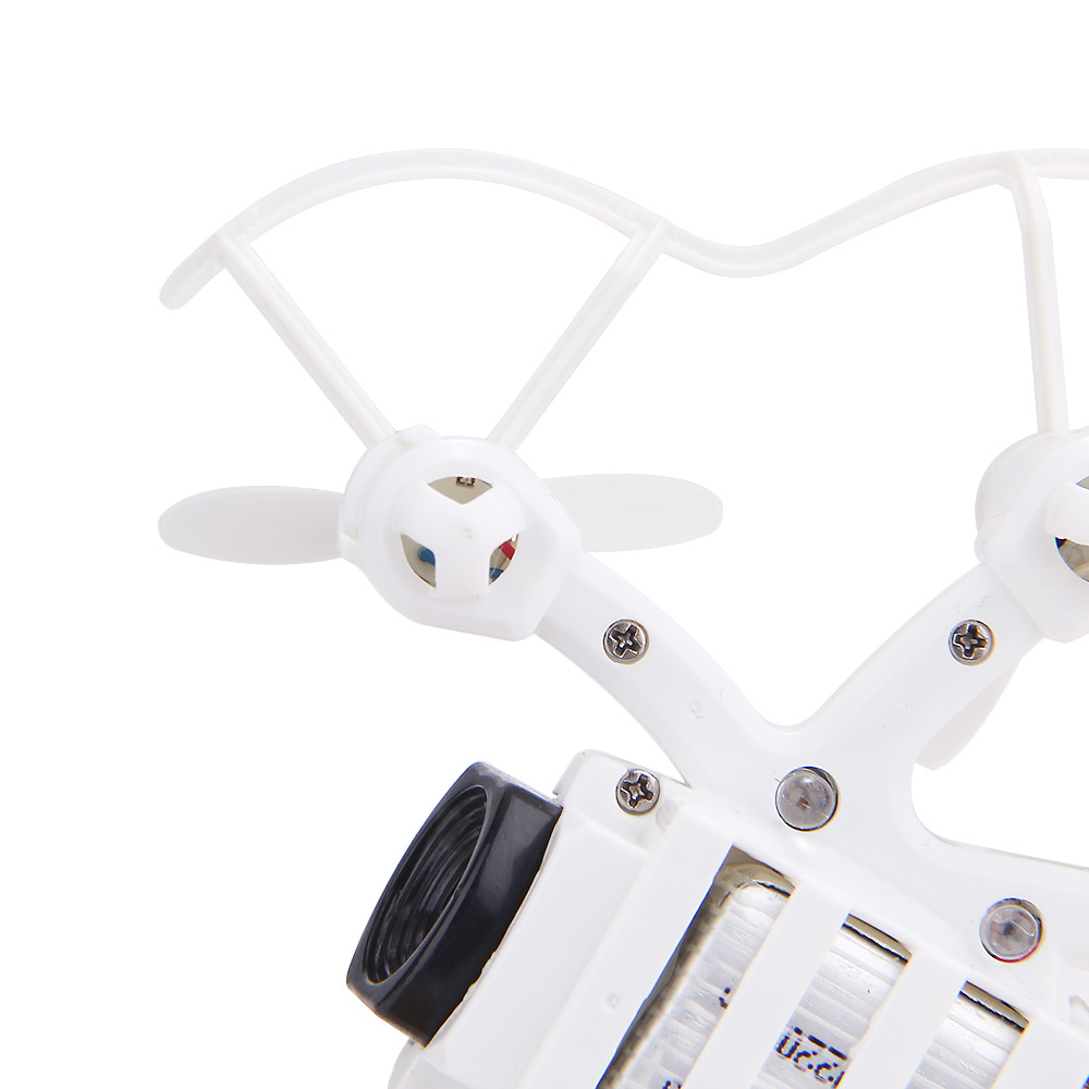 Bundle FQ777-126C MINI Spider Drone RTF White + Extra 3.7V 25C 220mAh Battery