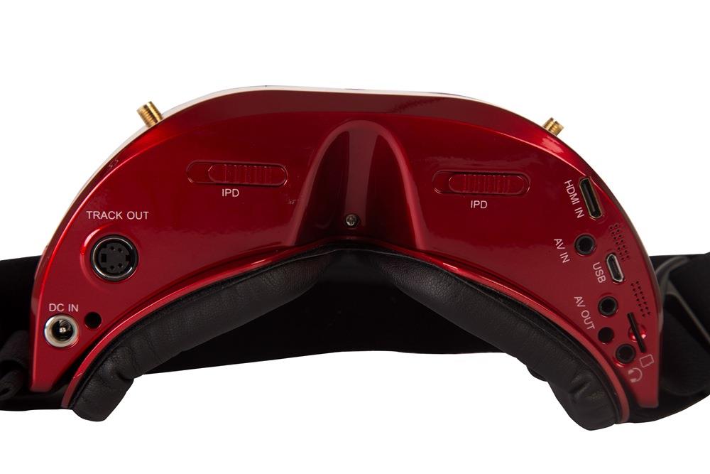 Skyzone SKY03O OLED Display 1024 X 768 5.8G 48CH Diversity FPV Video Goggles With FAN HDMI Head Tracking - Red