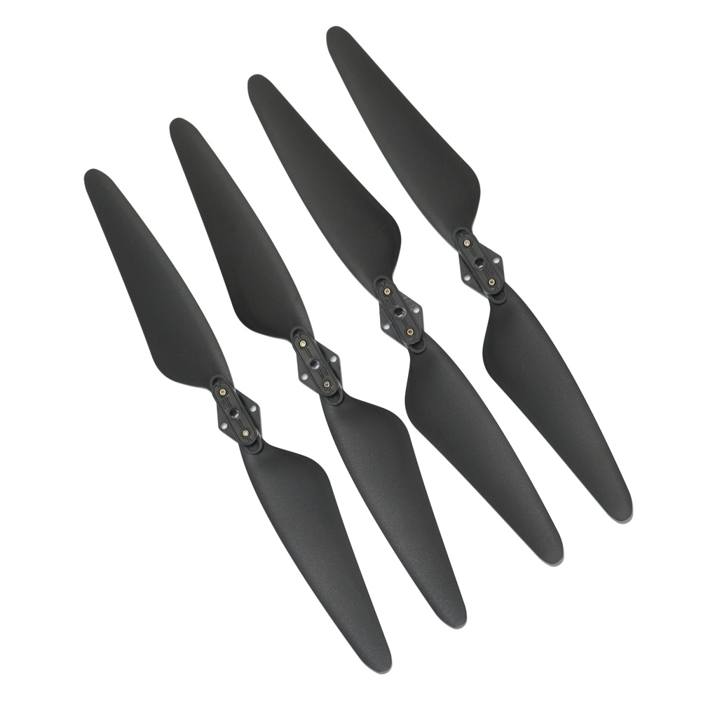 2Pairs VISUO ZEN K1 Foldable RC Drone Quadcopter Spare Parts CW CCW Quick Release Folding Propeller - Black