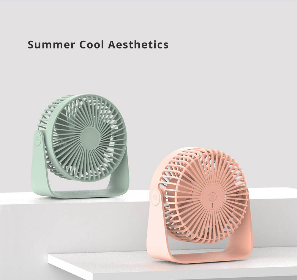 Xiaomi SOTHING Portable 360 Degree Rotation Desktop USB Fan - Mint Green
