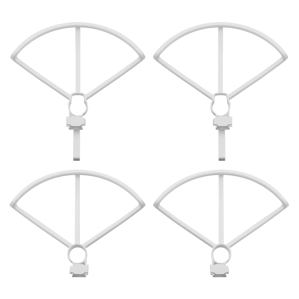 4PCS Propeller Guard With Raised Legs Spare Parts Set For Hubsan H117S Zino RC Drone Quadcopter - White