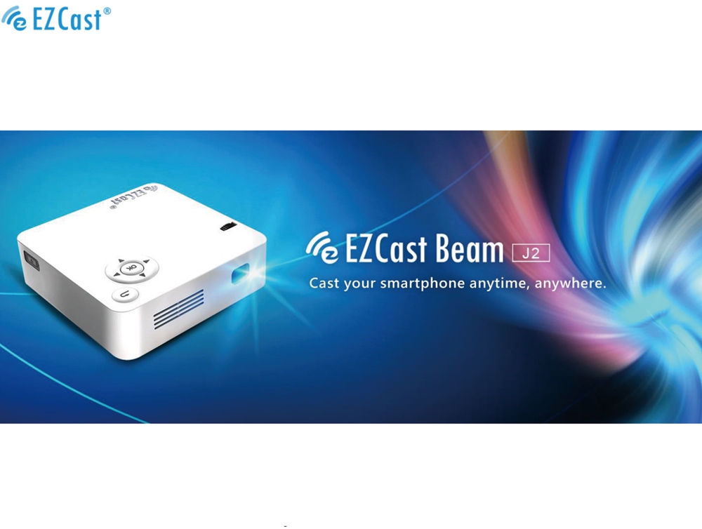 Ezcast Beam Mini Projector J2 Built-In Battery Support iOS/Android Device Ezcast/Ezwire