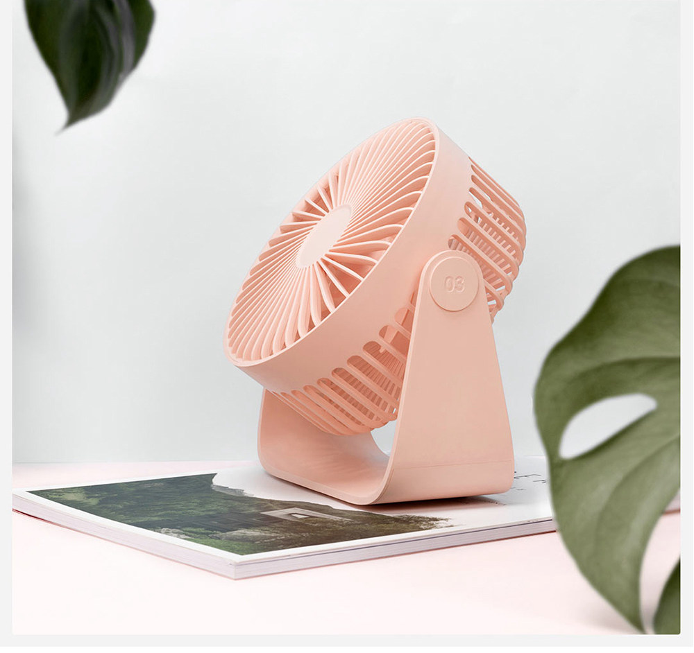 Xiaomi SOTHING Portable 360 Degree Rotation Desktop USB Fan - Mint Green