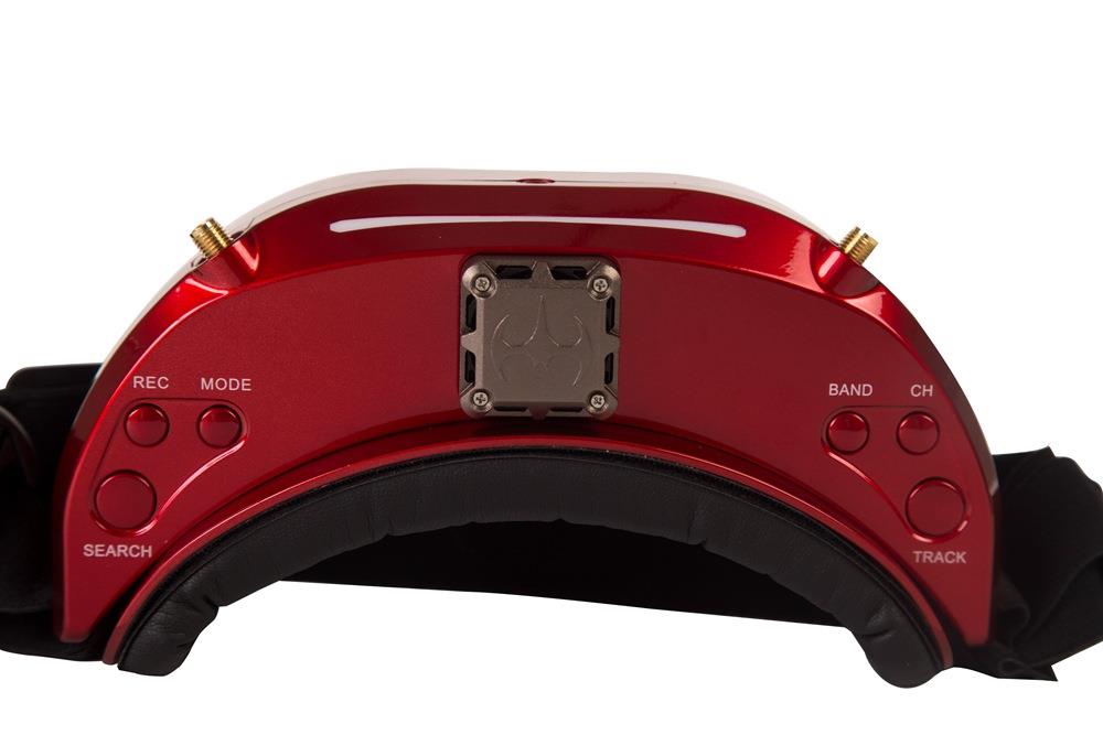 Skyzone SKY03O OLED Display 1024 X 768 5.8G 48CH Diversity FPV Video Goggles With FAN HDMI Head Tracking - Red