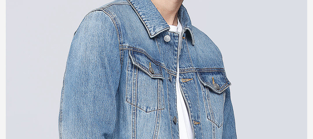 Xiaomi COTTONSMITH Simple Fashion Lapel Cotton Denim Jacket Size M