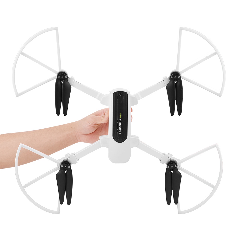 4PCS Propeller Guard With Raised Legs Spare Parts Set For Hubsan H117S Zino RC Drone Quadcopter - White