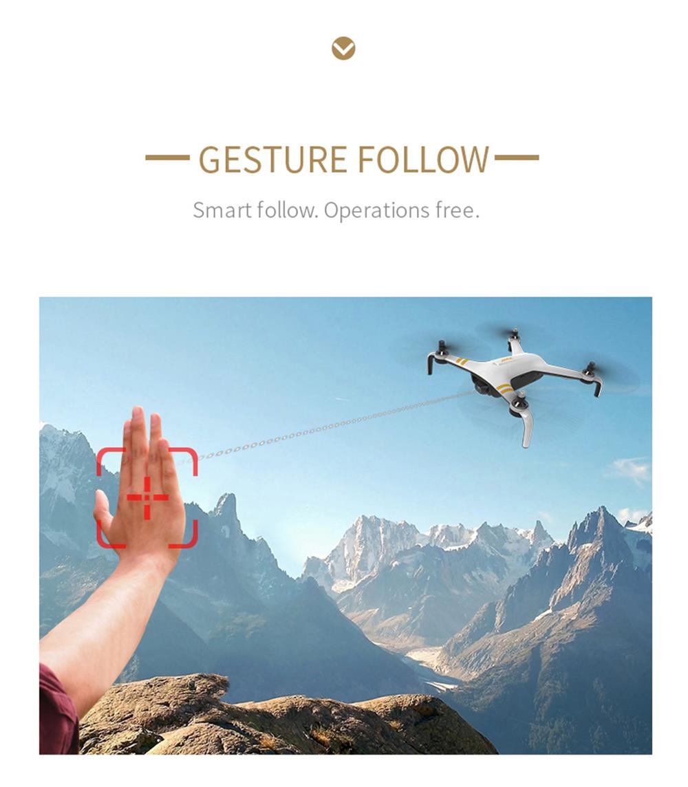 JJRC X7P 4K 5G WIFI 1km FPV GPS Brushless RC Drone With 2-axis Gimbal Ultra-sonic Optical Flow Positioning - Black