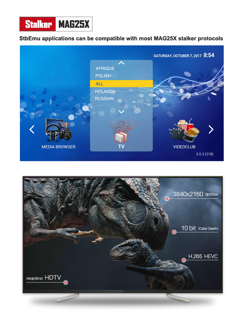 MECOOL M8S PRO W Android TV 7.1 Amlogic S905W Support Stalker MAG25X KODI 17.3 4K TV Box 1GB/8GB WIFI LAN H.265 HDR