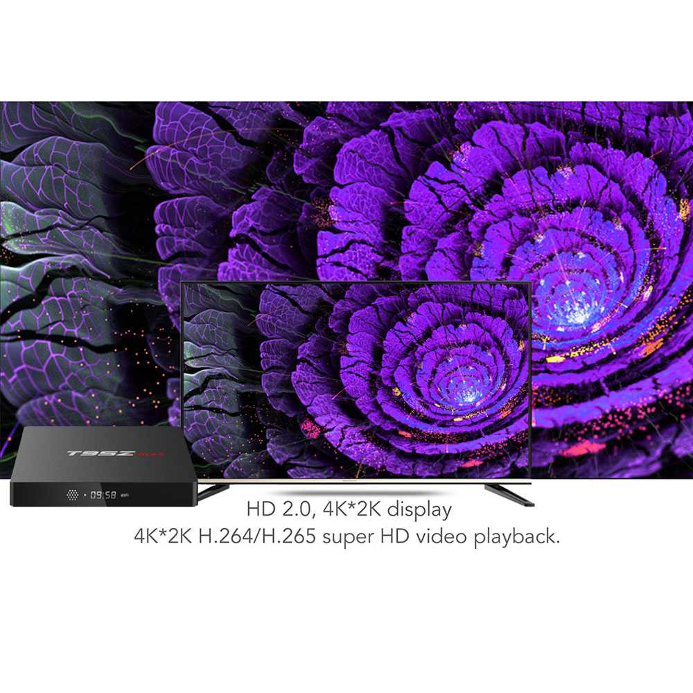 T95Z Max Amlogic S912 Android 7.1 3GB/32GB TV BOX 2.4G/5G Dual Band WIFI Gigabit LAN Bluetooth LED Display