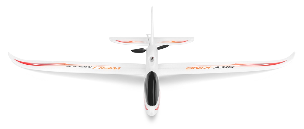 Wltoys F959 SKY-King 2.4G 3CH 750mm Wingspan EPO Push-back Sailplanes RC Airplane RTF - Orange