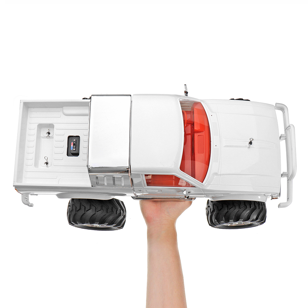 HG P407 2.4G 1:10 4WD Brushed Off-road RC Climbing Car for TOYATO Pickup Truck RTR - White