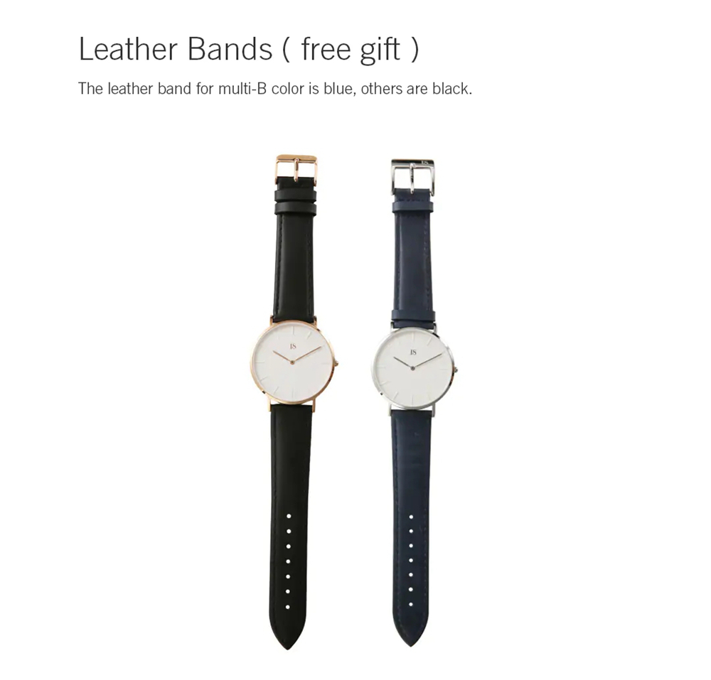 Xiaomi I8 Men's Quartz Wristwatch Stainless Steel Citizen Quartz Movement -White