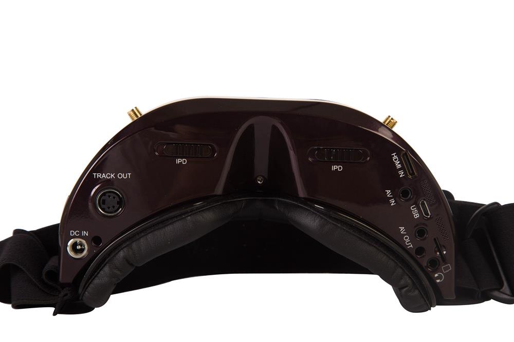 Skyzone SKY03O OLED Display 1024 X 768 5.8G 48CH Diversity FPV Video Goggles With FAN HDMI Head Tracking - Metallic Black
