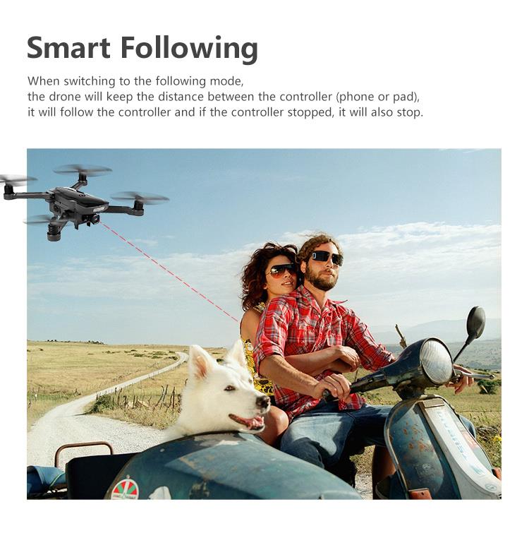 AOSENMA CG033 5G 1080P FHD WIFI FPV RC Drone Servo Gimbal Foldable Brushless with GPS Follow Me Mode RTF - Blue