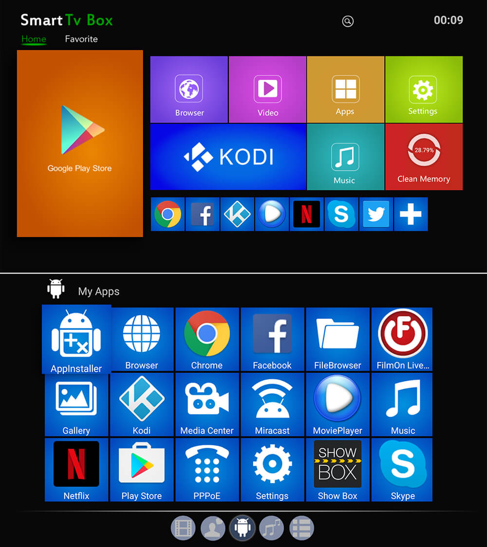 T6 Android 6.0 Marshmallow Amlogic S905X TV BOX 4K 60FPS 8GB eMMC 802.11b/g/n LAN H.265
