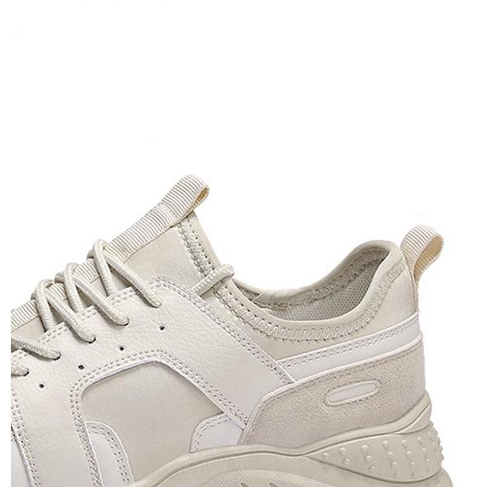 S333 Men Fashion Comfortable Sports Shoes Rubber Sole EU43 - Beige
