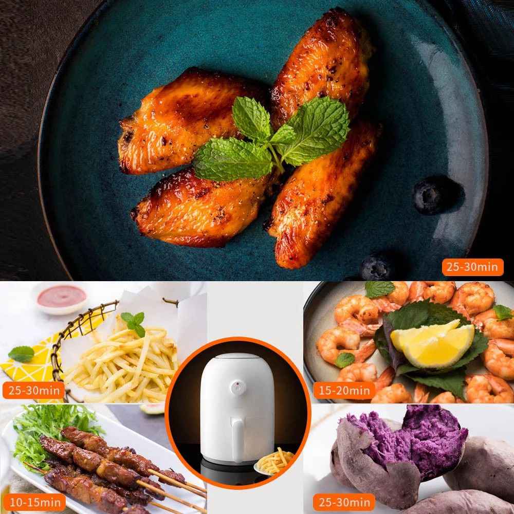 Xiaomi Onemoon OA1 Air Fryer Intelligent No Fumes Electric French Fries Machine 2L - White