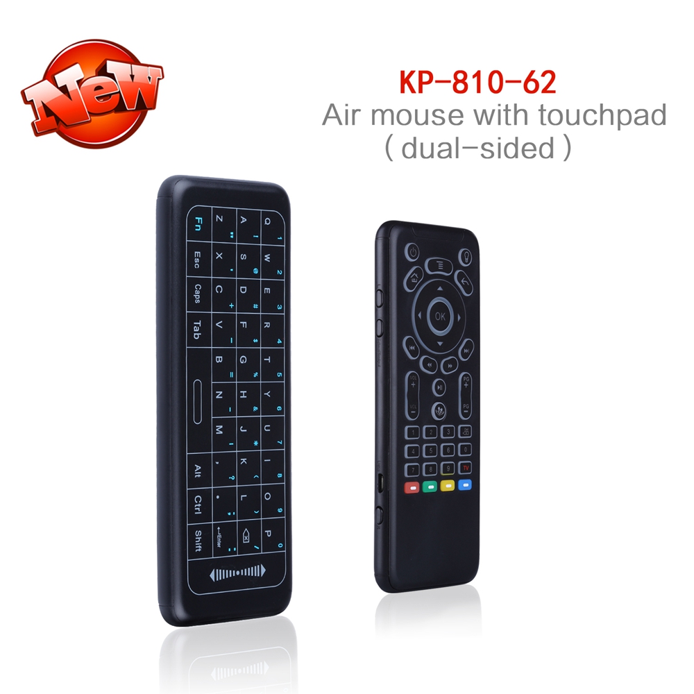 iPazzPort KP-62 7-Colour Backlight Full Touchpad 6-Axis Air Mouse 2.4G RF Mode Compatible with Windows/Android/iOS