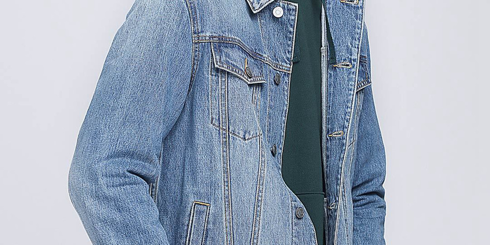 Xiaomi COTTONSMITH Simple Fashion Lapel Cotton Denim Jacket Size M