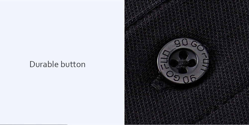 Xiaomi 90 Fun Classic Stripe Polo Shirt Breathable Fabric Wicking Moisture Size S - Navy Blue