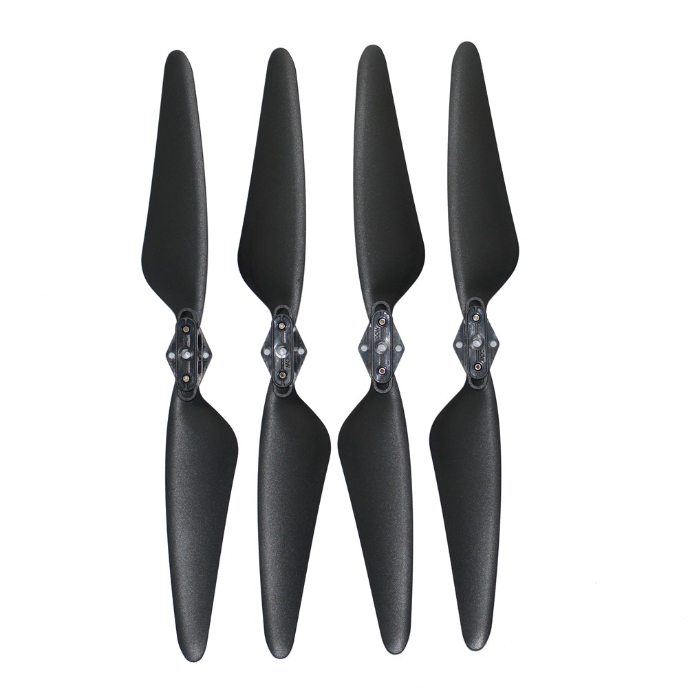 2Pairs VISUO ZEN K1 Foldable RC Drone Quadcopter Spare Parts CW CCW Quick Release Folding Propeller - Black