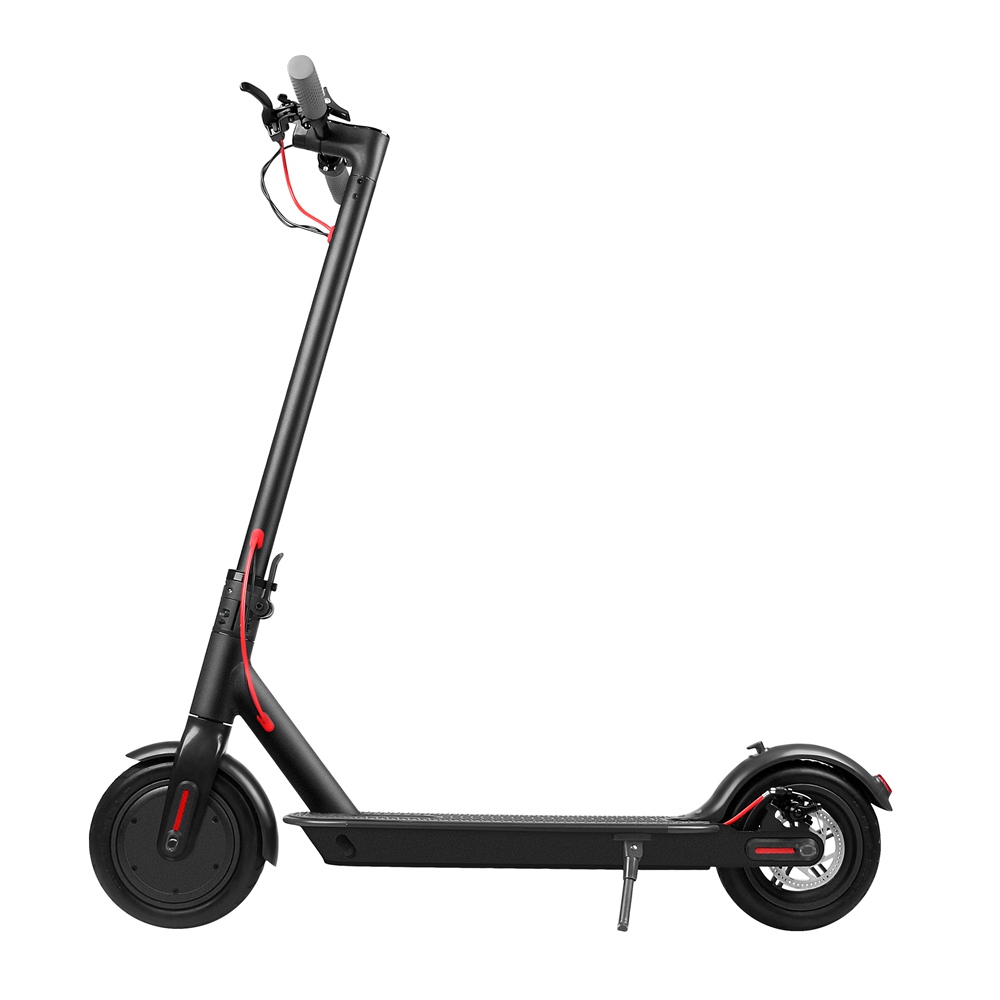 KV986 Portable Folding Electric Scooter 250W Motor 6Ah Battery 8.5 Inch Tire - Black