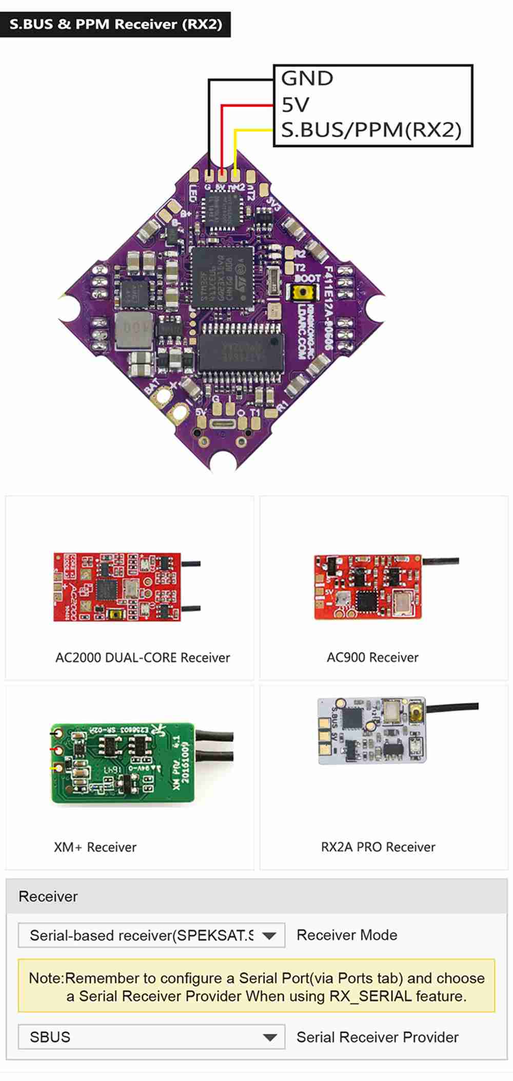 LDARC KKT-VTX200 5.8G 48CH 0/25/100/200mW Switchable FPV Transmitter For F411E12A FC Cinewhoop FPV Racing Drone