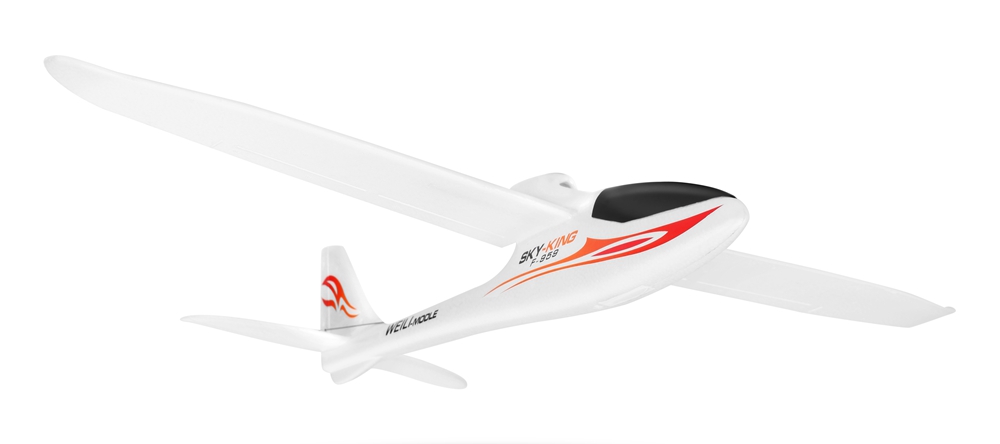 Wltoys F959 SKY-King 2.4G 3CH 750mm Wingspan EPO Push-back Sailplanes RC Airplane RTF - Orange