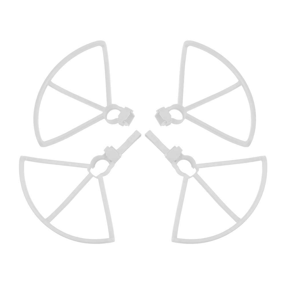 4PCS Propeller Guard With Raised Legs Spare Parts Set For Hubsan H117S Zino RC Drone Quadcopter - White