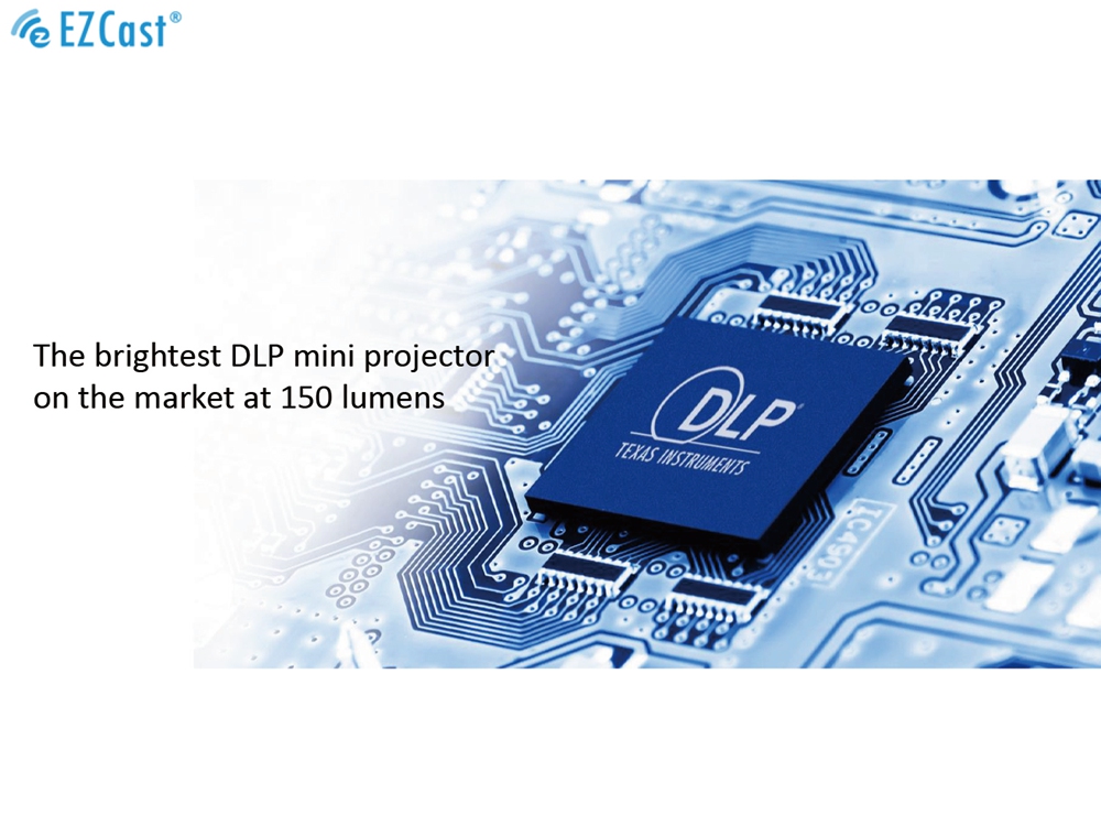 Ezcast Beam Mini Projector J2 Built-In Battery Support iOS/Android Device Ezcast/Ezwire