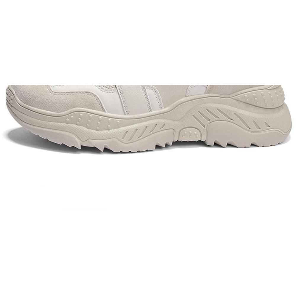 S333 Men Fashion Comfortable Sports Shoes Rubber Sole EU43 - Beige