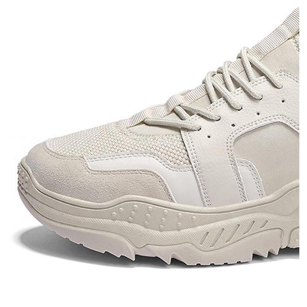 S333 Men Fashion Comfortable Sports Shoes Rubber Sole EU43 - Beige
