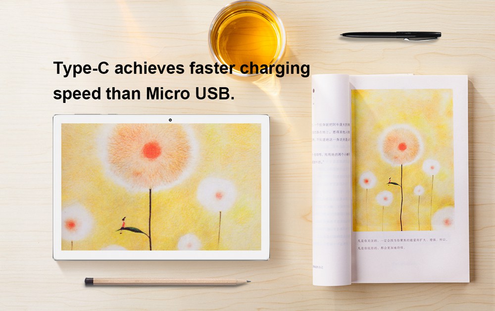 TECLAST M30 4G Tablet MT6797X Deca Core 2.6GHz 10.1 " 2560*1600 Android 8.0 4GB RAM 128GB ROM US Plug - Gray